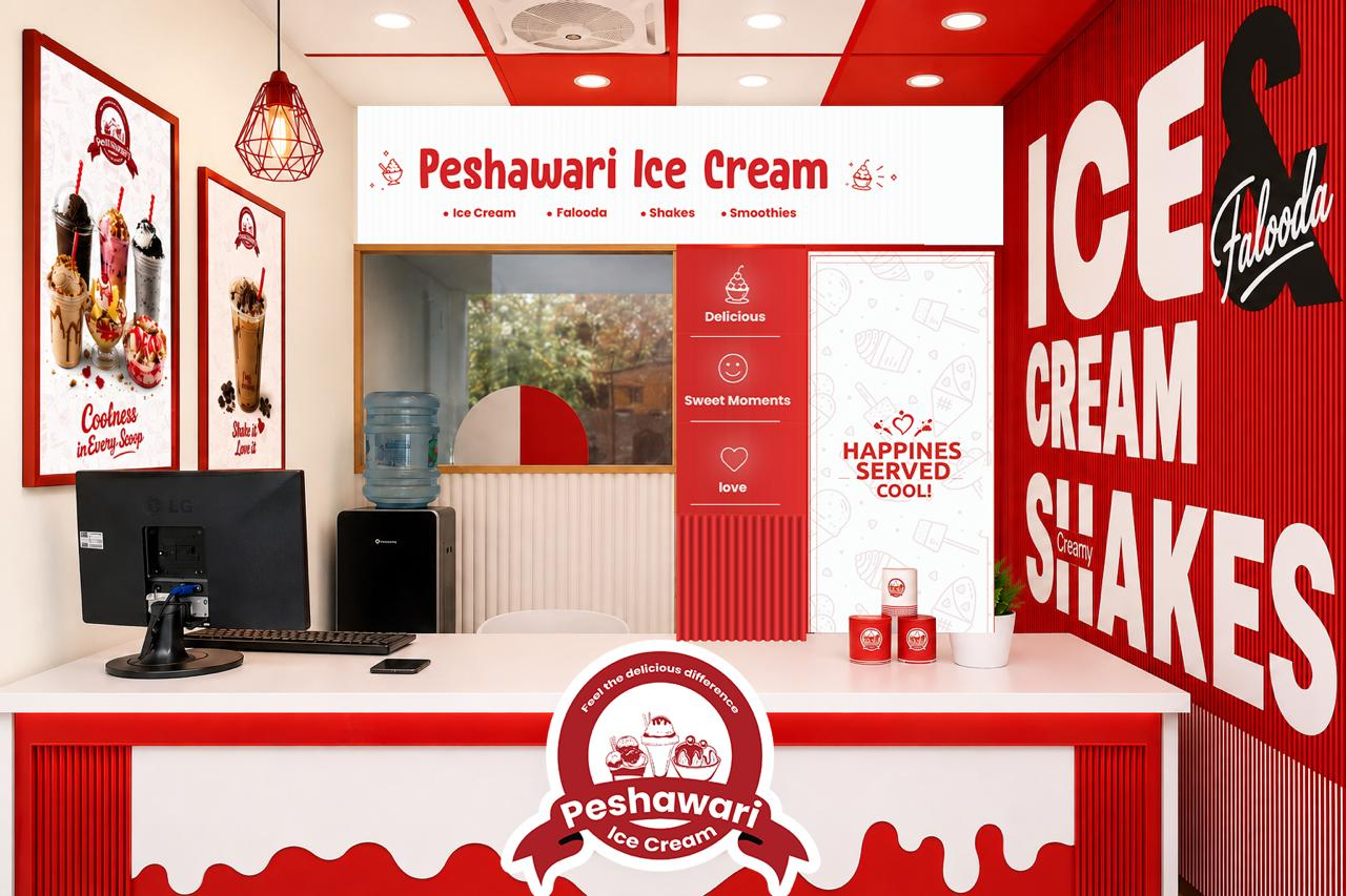 Peshawari Ice Cream — Shop Identity